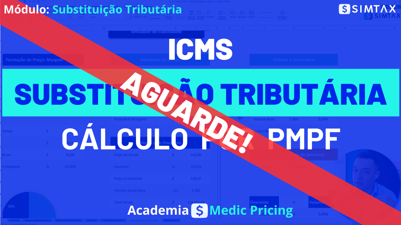 ICMS modulo substituição tributaria calculo por PMPF