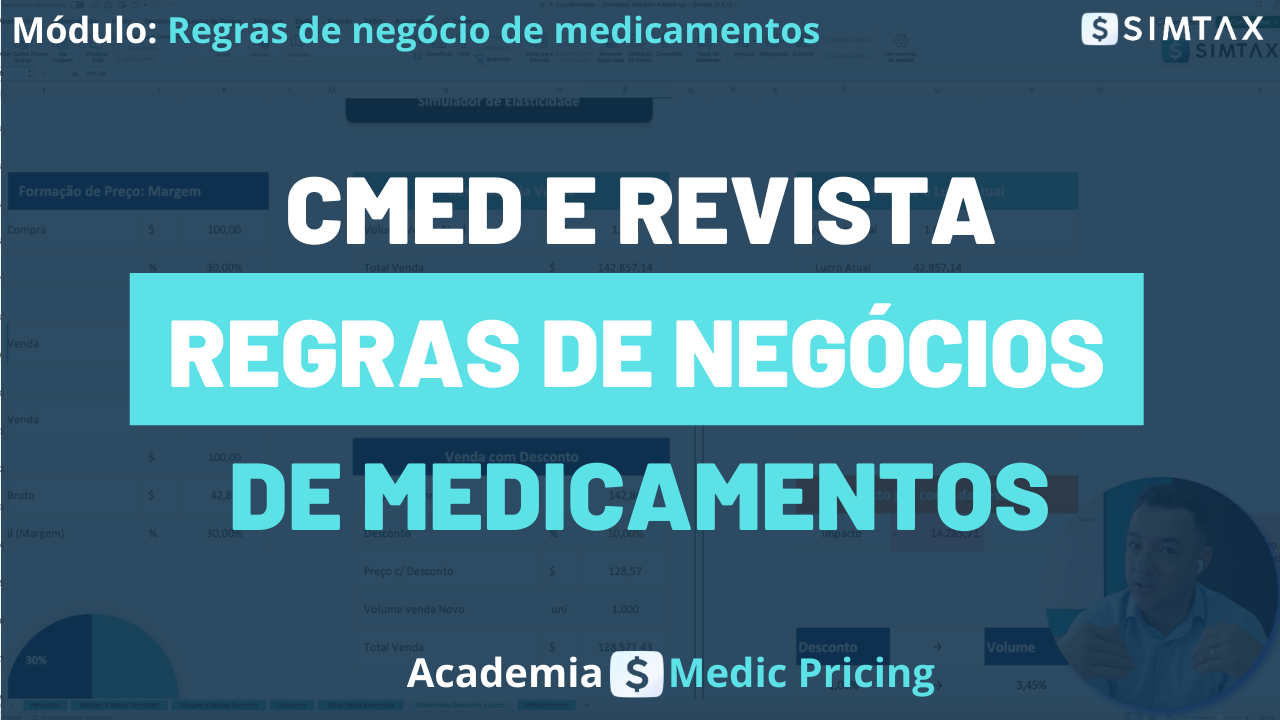 MODULO REGRAS DE NEGOCIOS DE MEDICAMENTOS CATEGORIAS E LISTA DE MEDICAMENTOS - ACADEMIA MEDIC PRICING