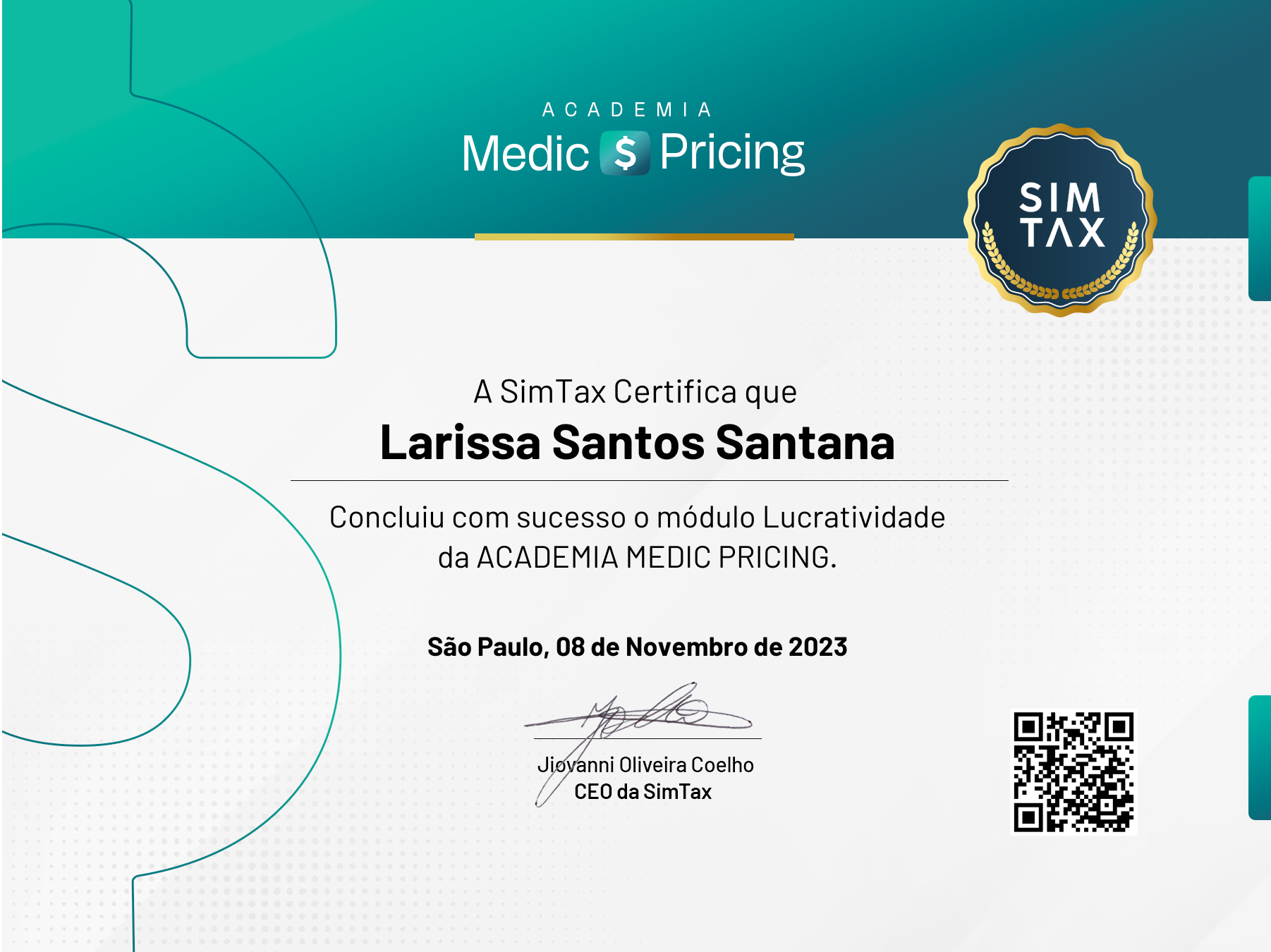 certificado Academia Medic Pricing