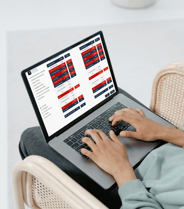 Simulador DRE Lucro presumido x Real