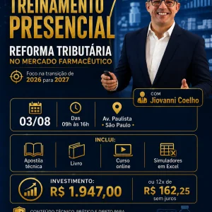 Treinamento Presencial de Reforma Tributária no Setor Farma