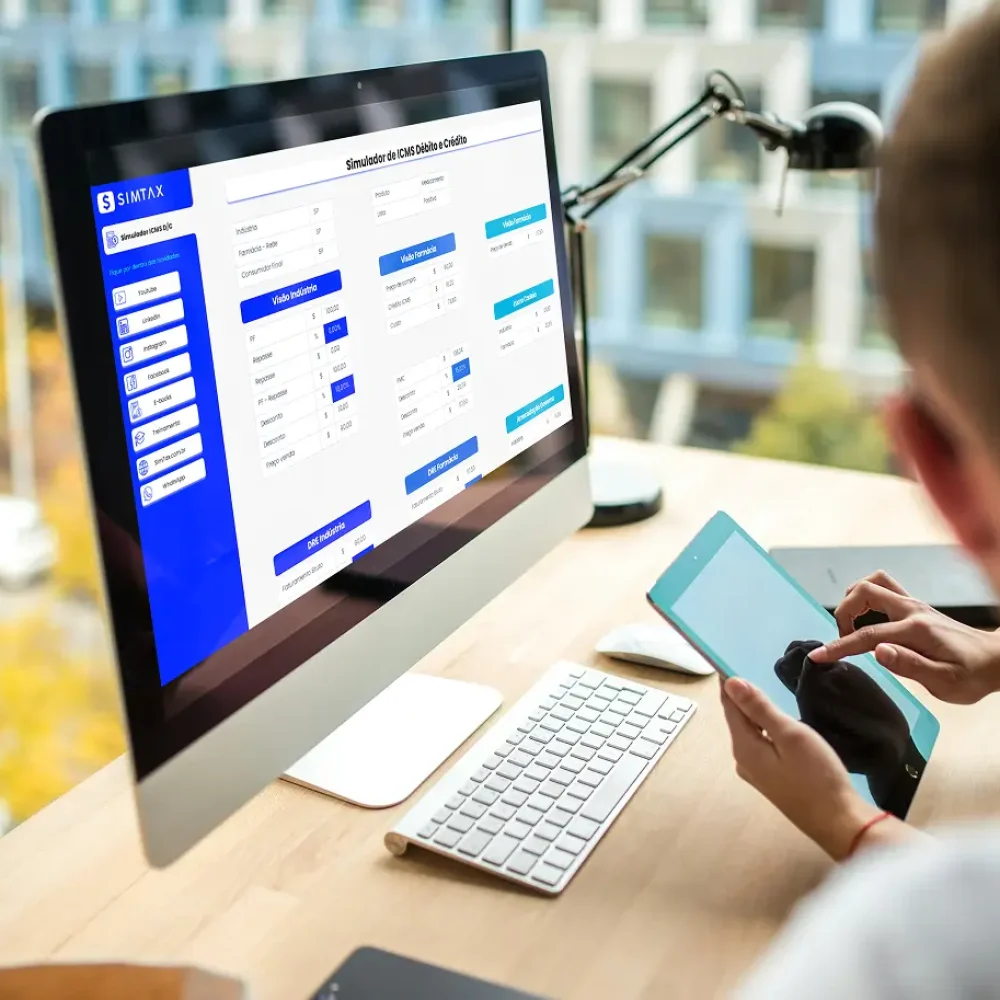 Simulador ICMS Débito e Crédito