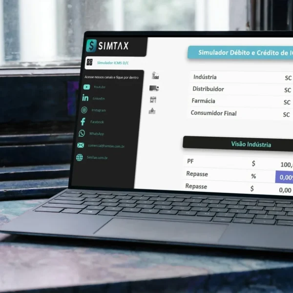 Simulador ICMS Débito e Crédito